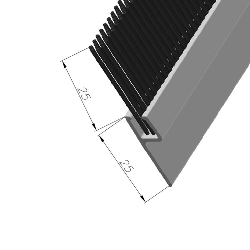 PERFIL Y CEPILLO Serie.35.9